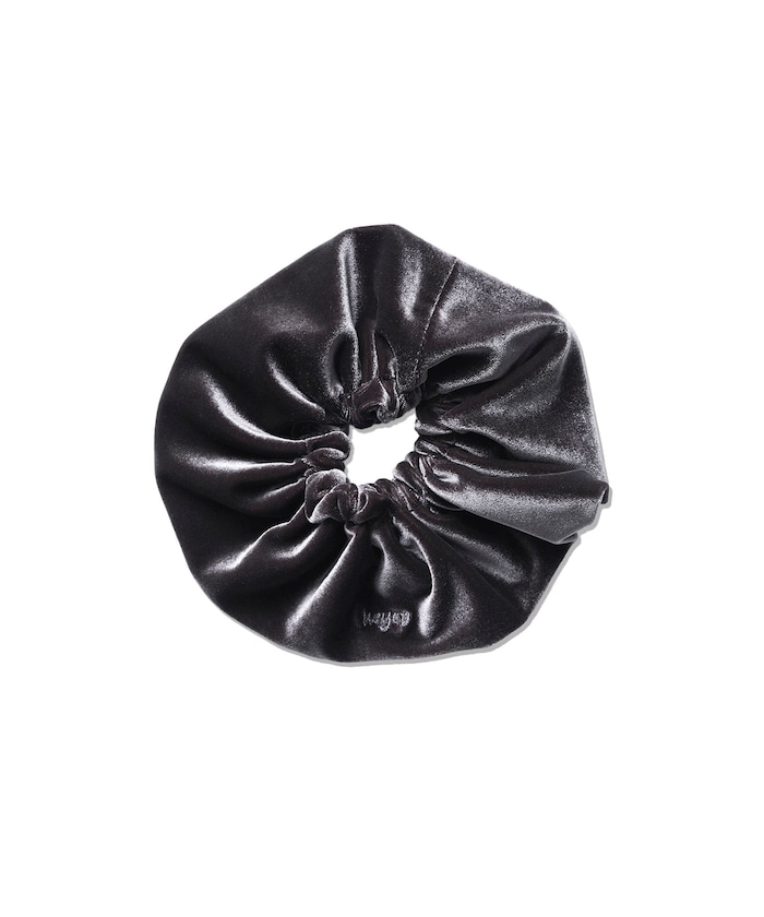Velour Logo Scrunchie / hp10825 / ベロアシュシュ