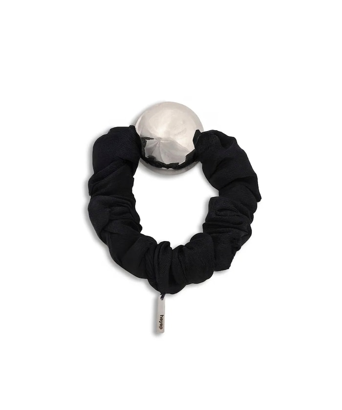 Medium Metal Ball Silk Scrunchie 【限定展開】