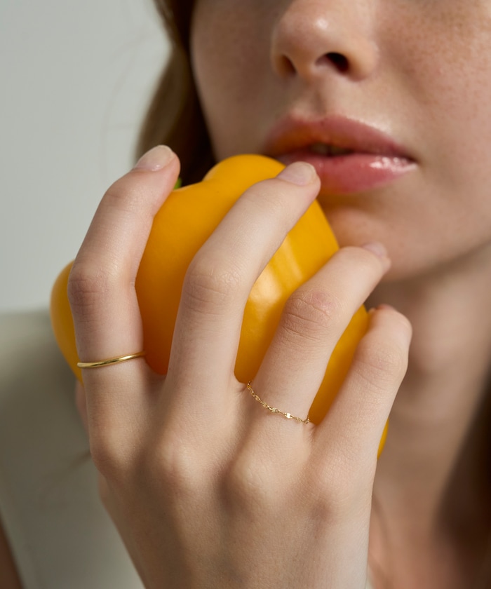 【4月1日12:00発売】K10 マリーナ チェーン リング