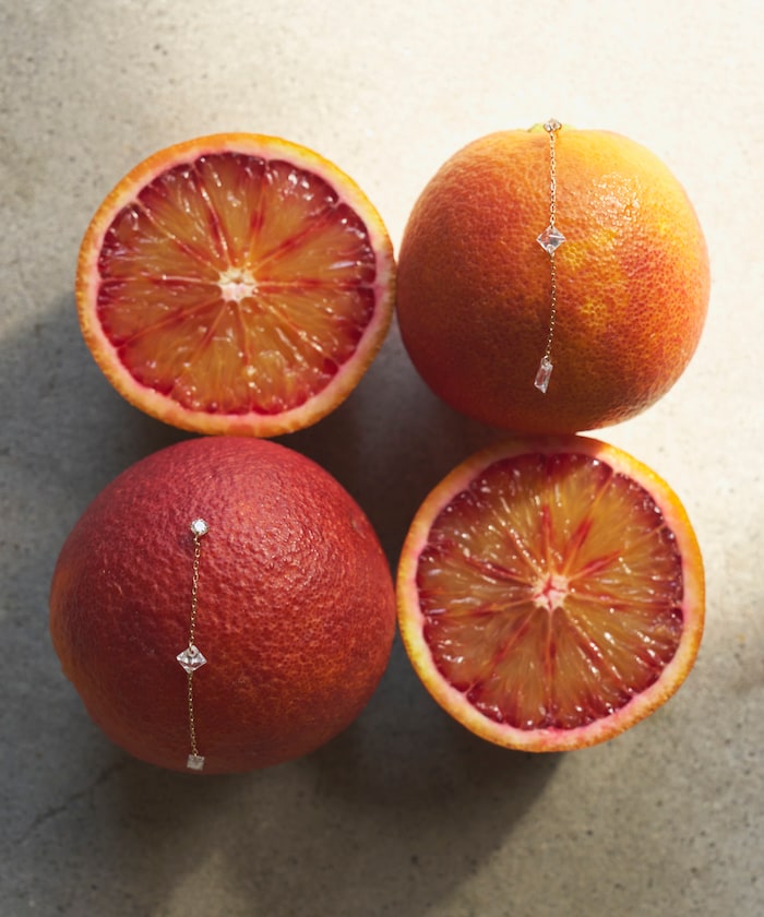 【4月1日12:00発売】K10 ジルコニア チェーンピアス / 両耳用