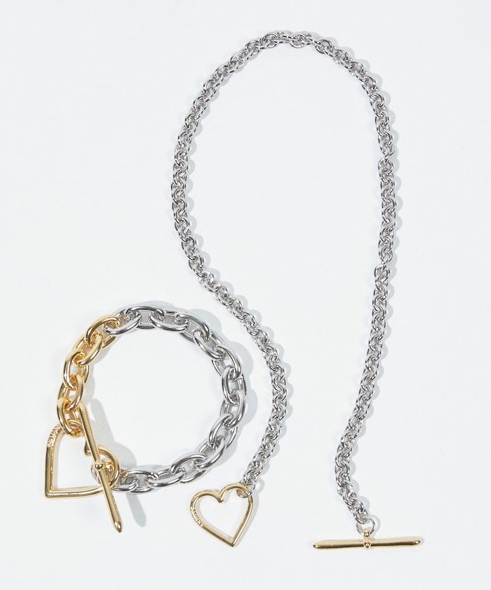 basicks ハートチェーン　Sサイズ BASICKS ネックレス 「BASICKS/ベーシックス」Heart Necklace