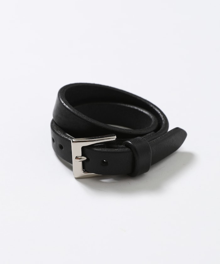 ダブル レザー ブレスレット