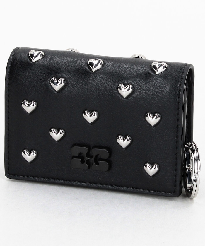 Bou Card Holder with Flap Heart Studs【限定展開】