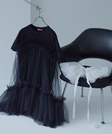 VIVIANO/別注Tulle Collar / ギャザーチュールカラー / つけ襟 