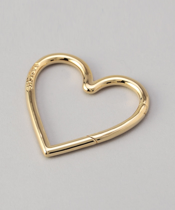 Gold Plating Heart Carbiner / S-1102