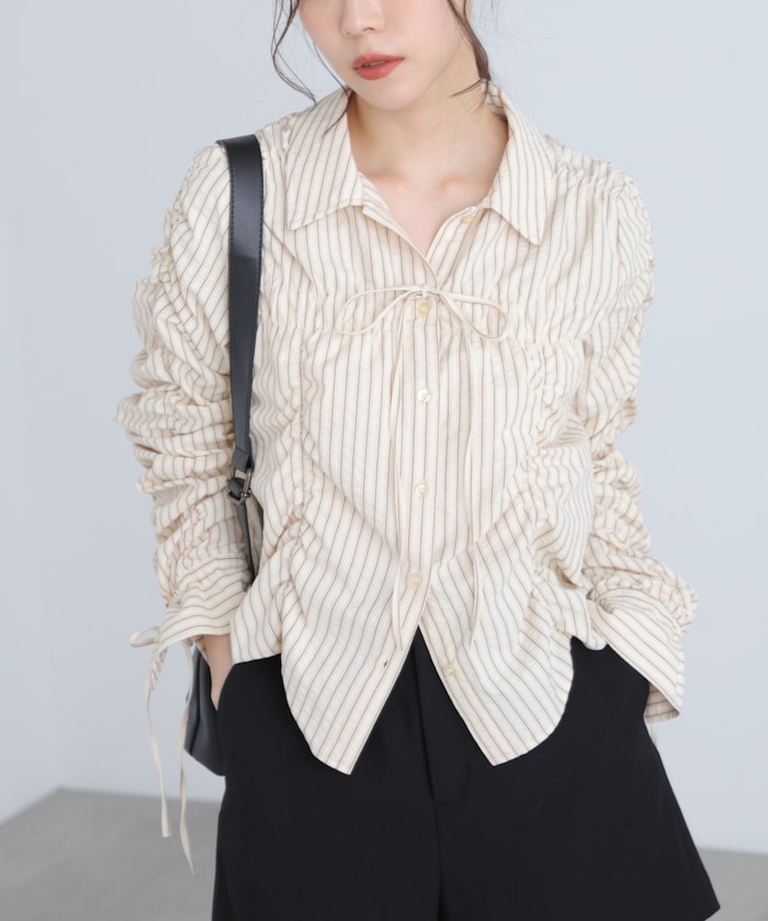 【3月16日 12：00～販売開始 】シャーリングアソートシャツ