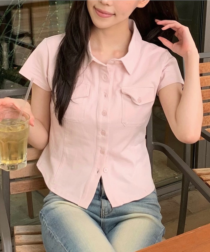 コンパクトシャツカットソー