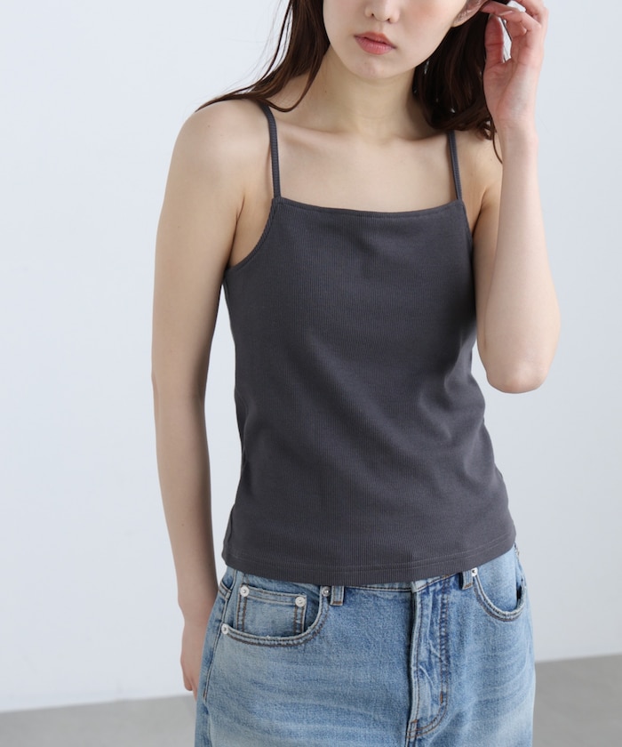 【3月16日 12：00～販売開始 】バッククロスカップ付きキャミソール