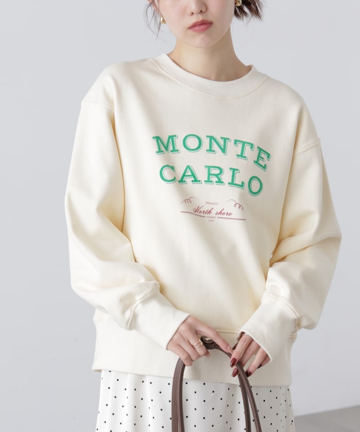 【3月16日 12：00～販売開始 】フロッキーロゴ刺繍スウェット