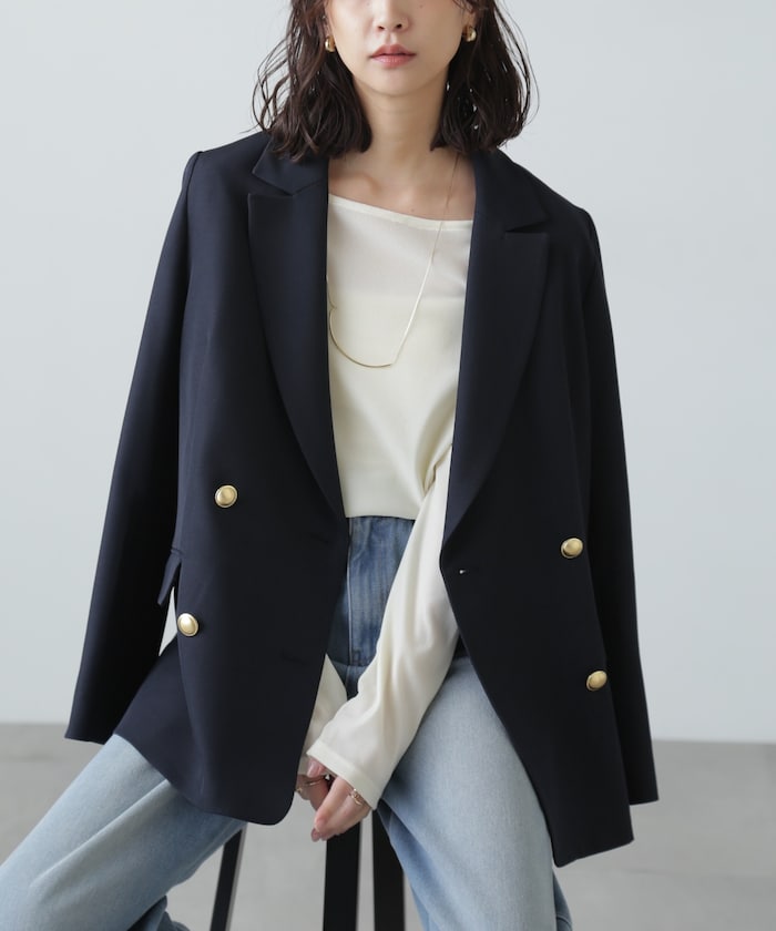 【3月16日 12：00～販売開始 】ダブルブレストジャケット