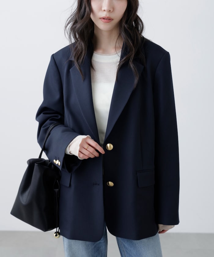【3月16日 12：00～販売開始 】オーバーサイズシングルジャケット