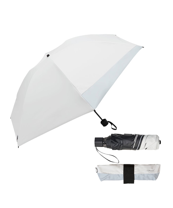 【4月27日 12:00販売開始】晴雨兼用 折りたたみ傘 COKAGE+ACTIVE 耐風 55cm 切り継ぎ